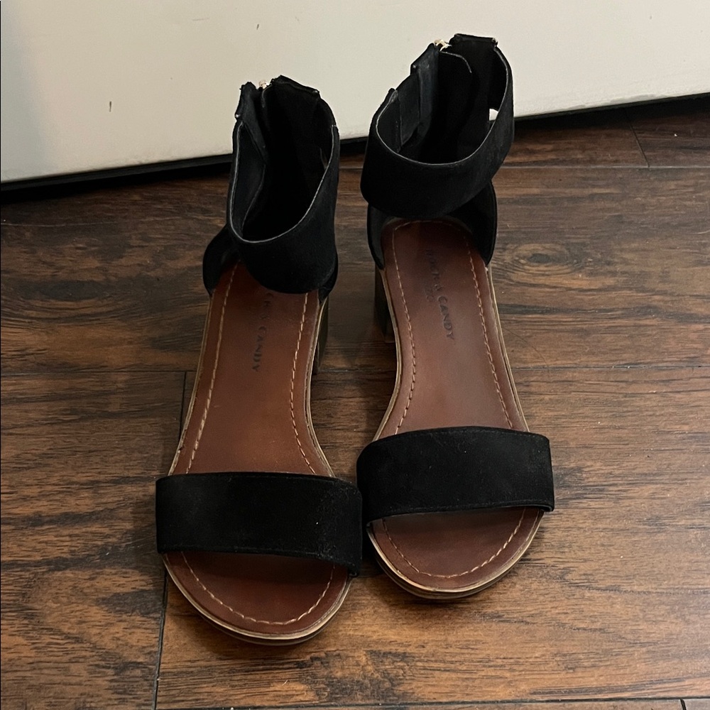 Rock & Candy Black Sandals for Women